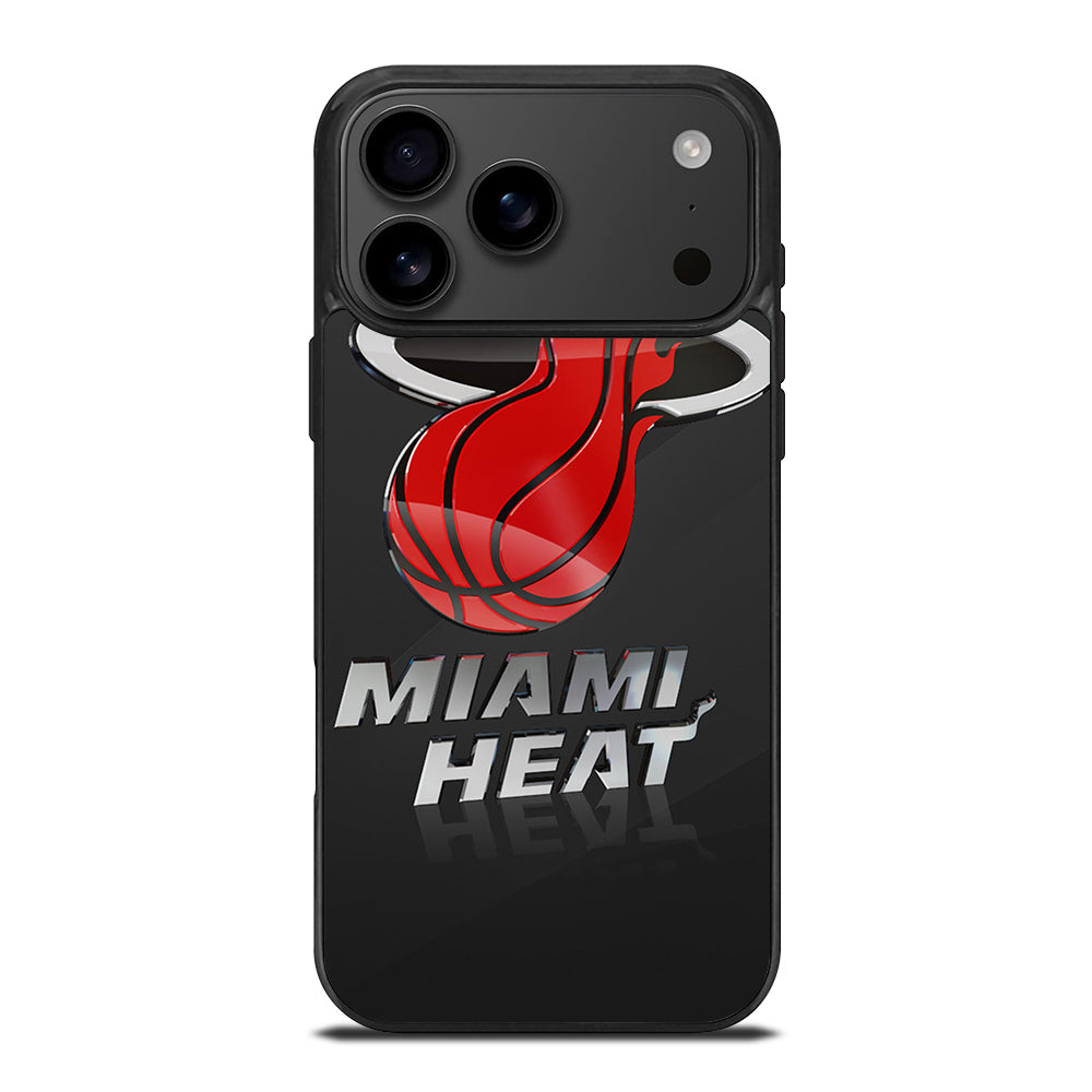 MIAMI HEAT NBA TEAM LOGO 3 iPhone 17 Pro Max Case Cover