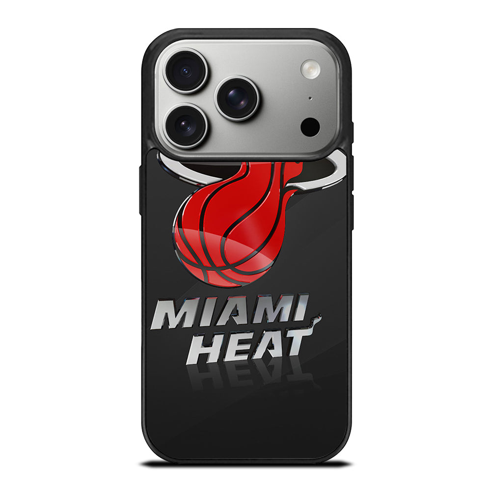 MIAMI HEAT NBA TEAM LOGO 3 iPhone 17 Pro Case Cover