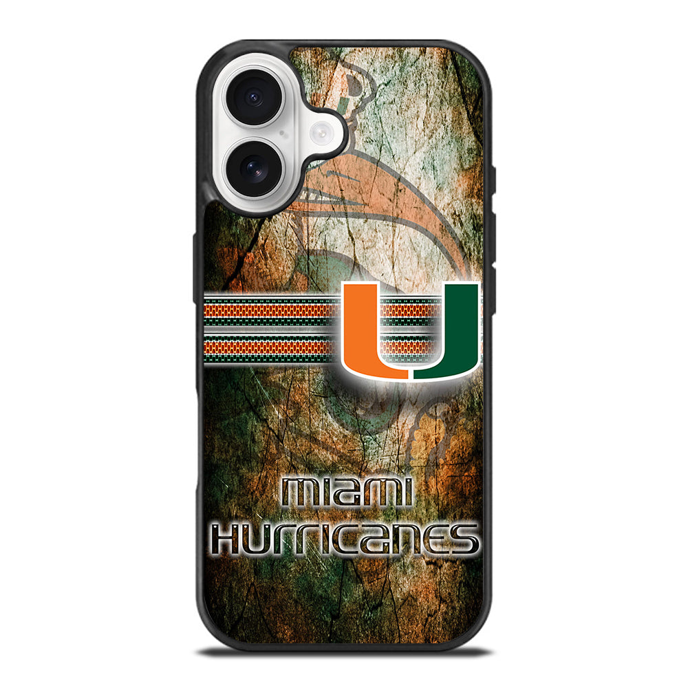 MIAMI HURRICANES NFL 3 iPhone 17 Case Cover