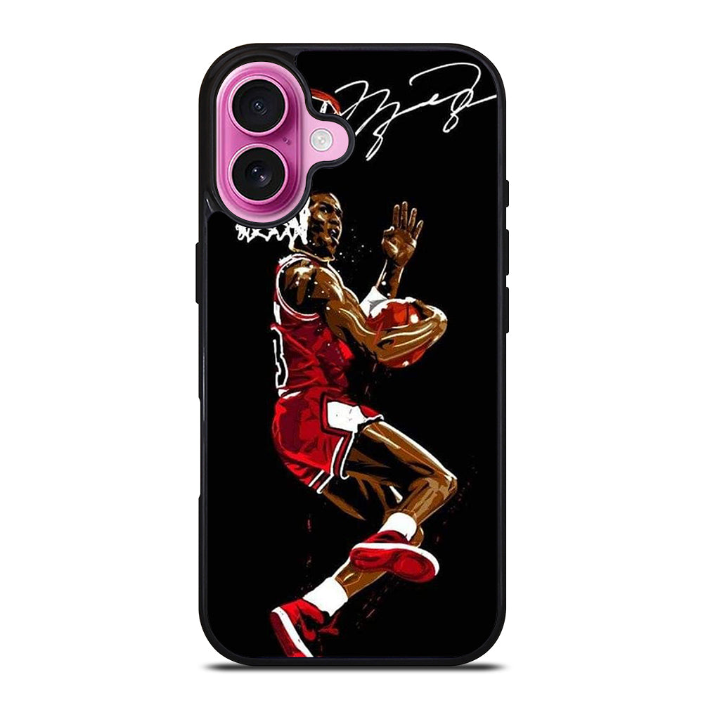 MICHAEL JORDAN ART iPhone 16 Plus Case Cover – casecentro