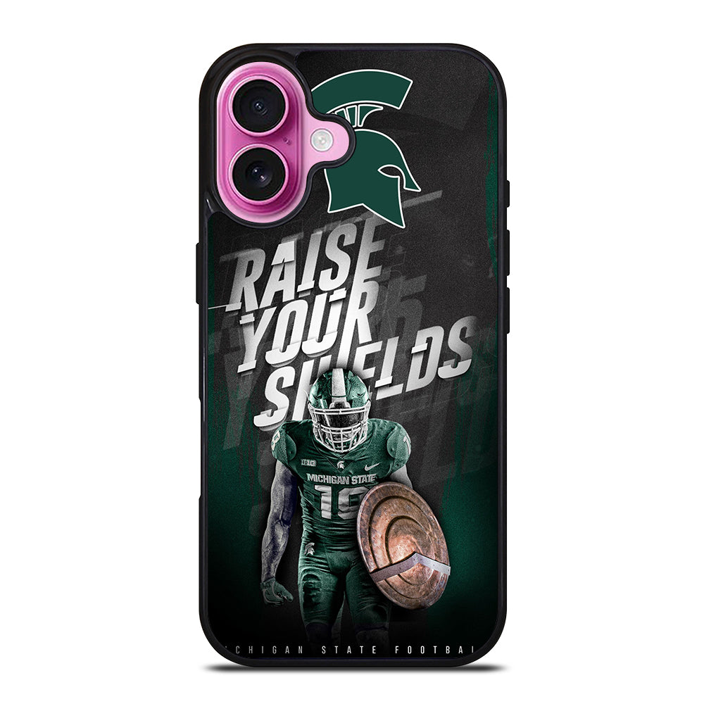 MICHIGAN STATE SPARTANS QUOTE iPhone 16 Plus Case Cover