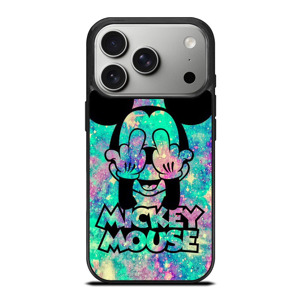 MICKEY MOUSE MIDDLE FINGER iPhone 17 Pro Case Cover