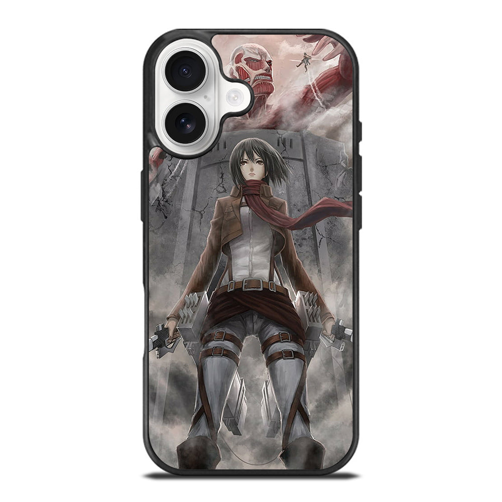 MIKASA ACKERMAN ANIME ATTACK ON TITAN iPhone 17 Case Cover