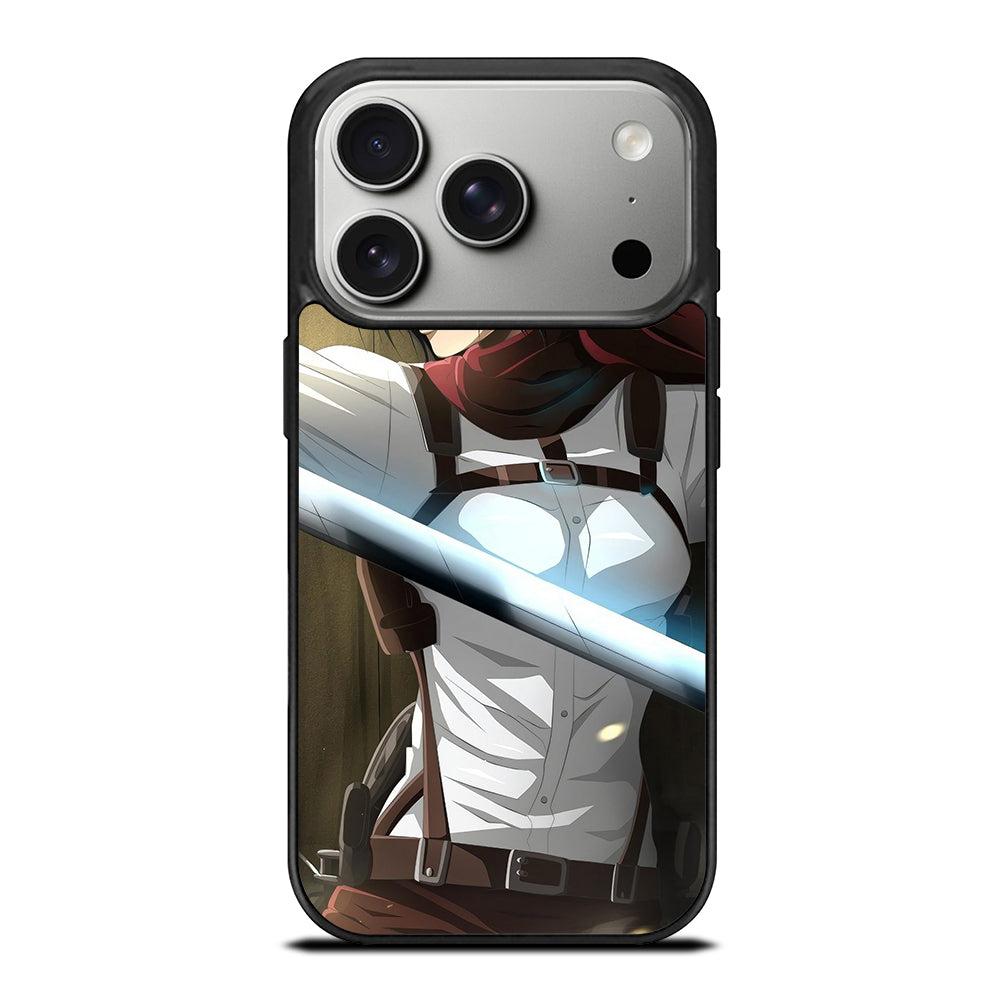 MIKASA ACKERMAN BADASS ATTACK ON TITAN iPhone 17 Pro Case Cover