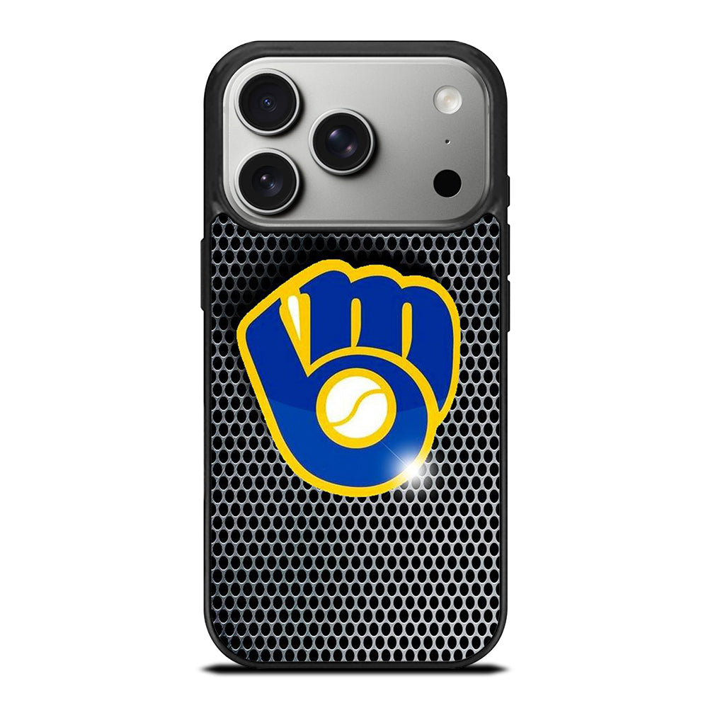 MILWAUKEE BREWERS METAL iPhone 17 Pro Case Cover