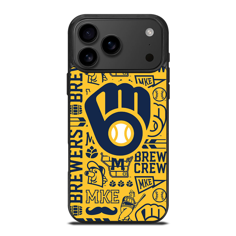 MILWAUKEE BREWERS PATTERN iPhone 17 Pro Max Case Cover