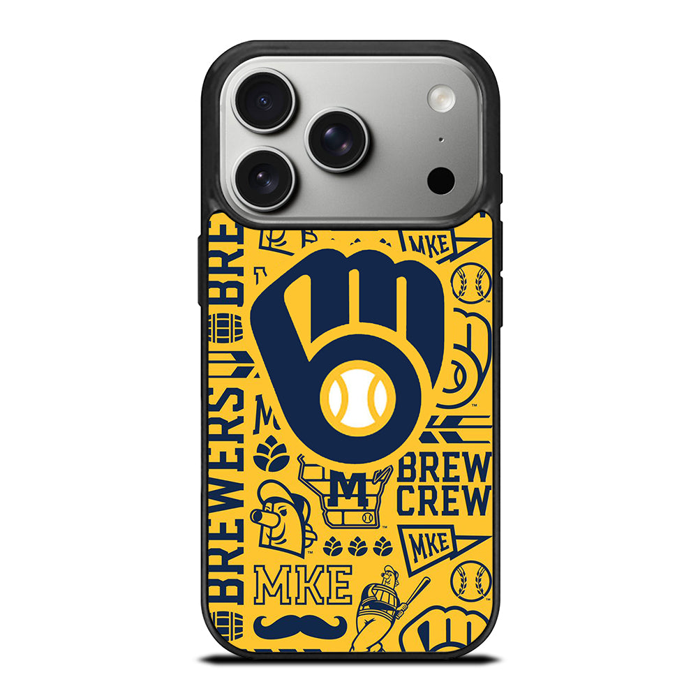 MILWAUKEE BREWERS PATTERN iPhone 17 Pro Case Cover