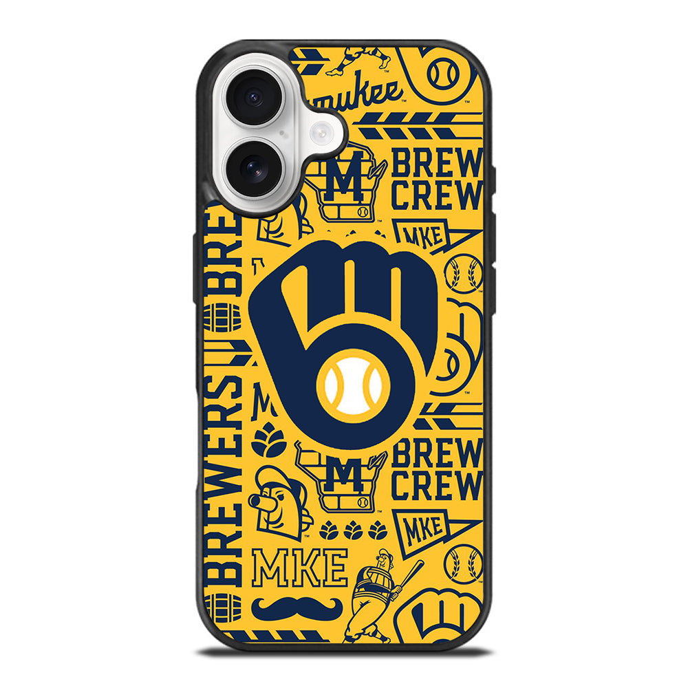 MILWAUKEE BREWERS PATTERN iPhone 17 Case Cover