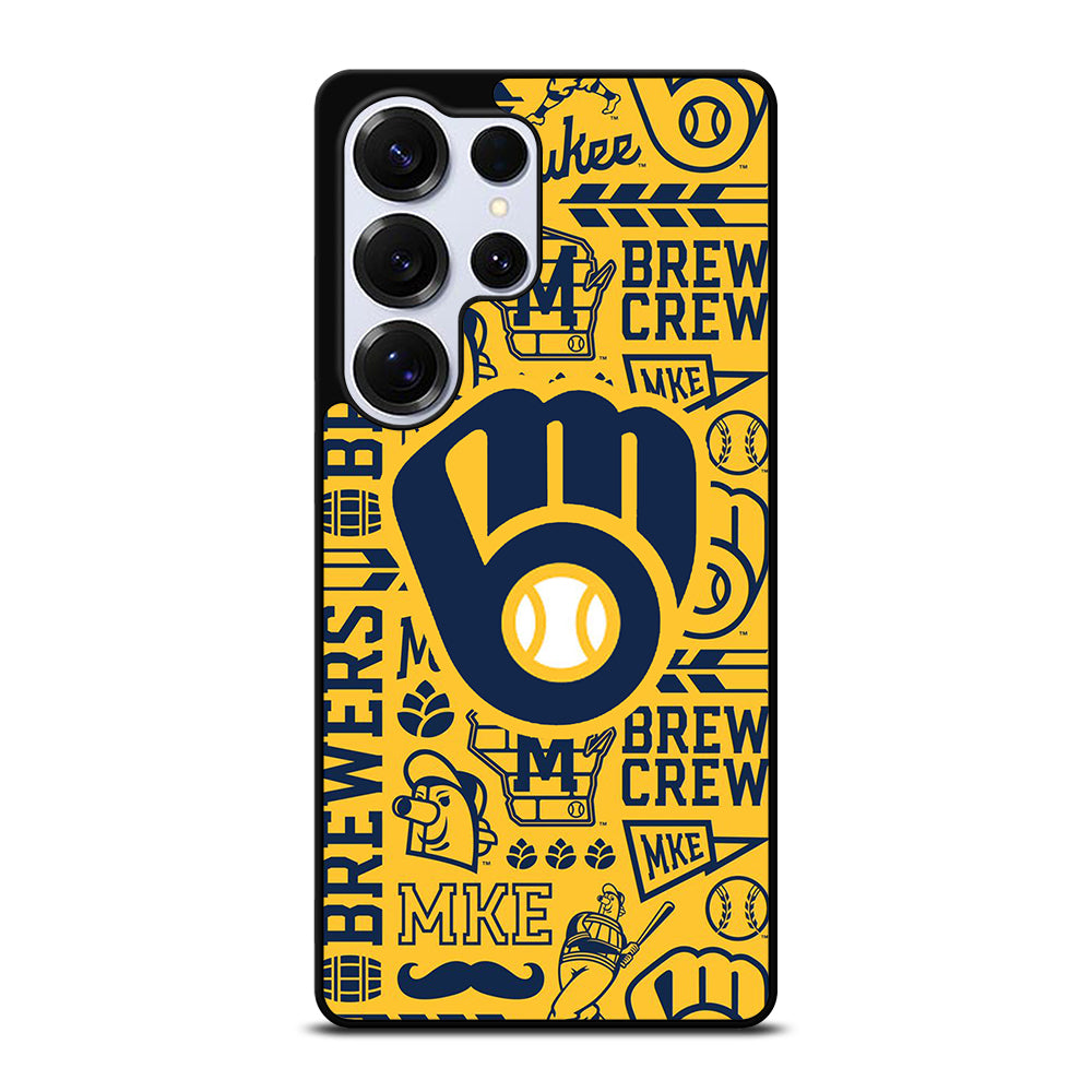 MILWAUKEE BREWERS PATTERN Samsung Galaxy S25 Ultra Case Cover
