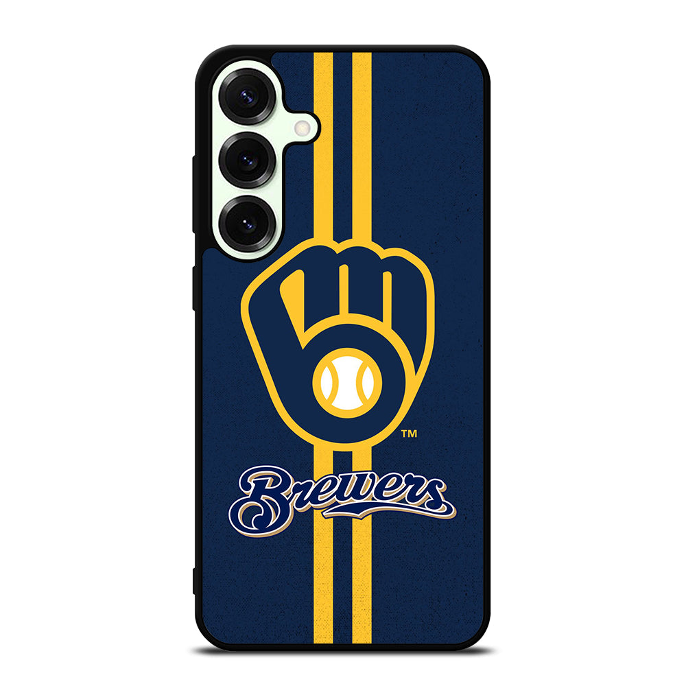 MILWAUKEE BREWERS STRIPE LOGO Samsung Galaxy S25 Plus Case Cover