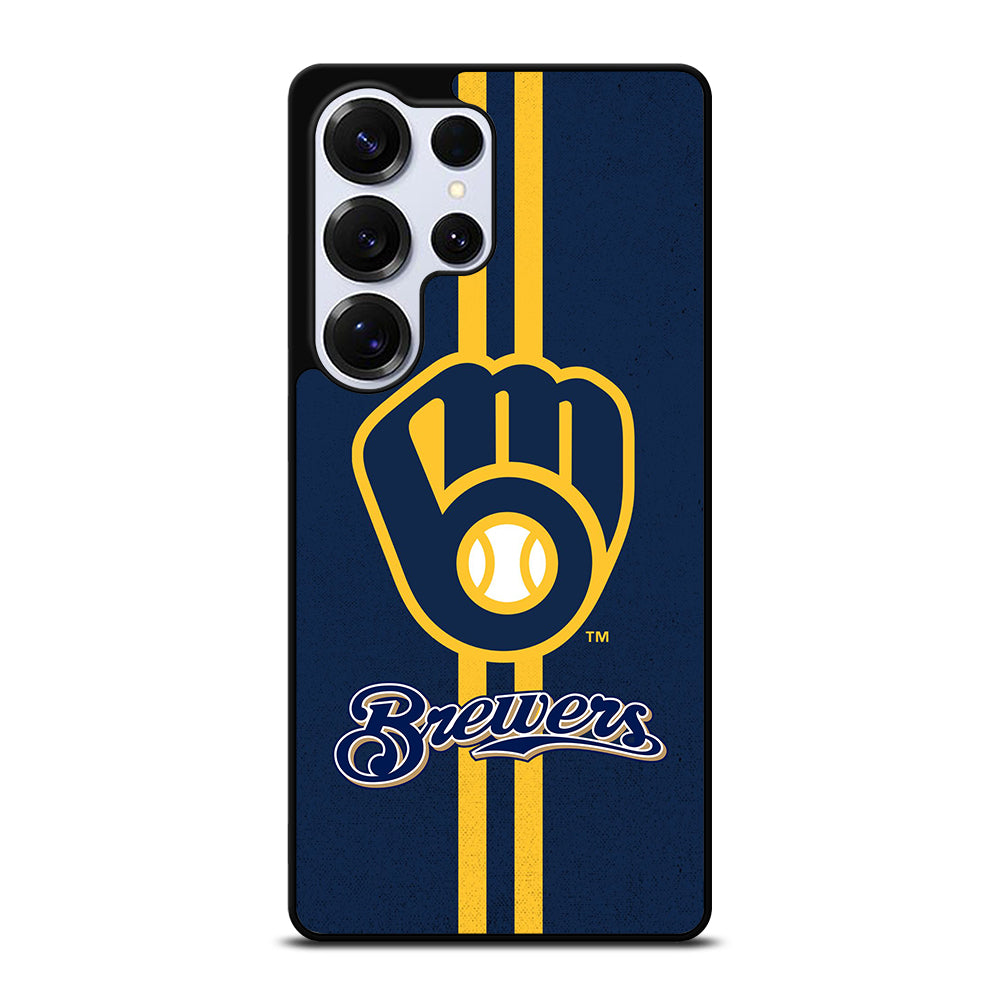 MILWAUKEE BREWERS STRIPE LOGO Samsung Galaxy S25 Ultra Case Cover