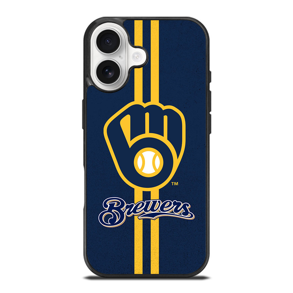 MILWAUKEE BREWERS STRIPE LOGO iPhone 17 Case Cover