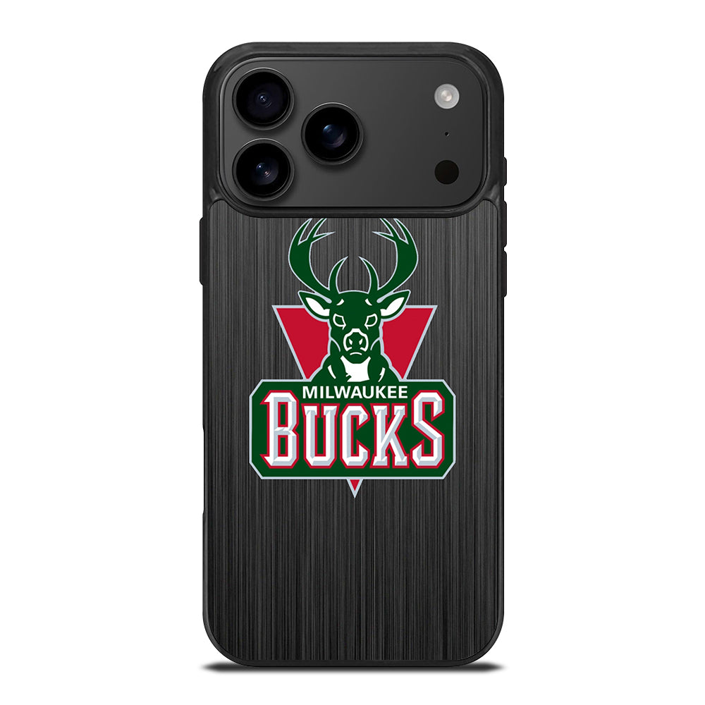 MILWAUKEE BUCKS METAL LOGO iPhone 17 Pro Max Case Cover