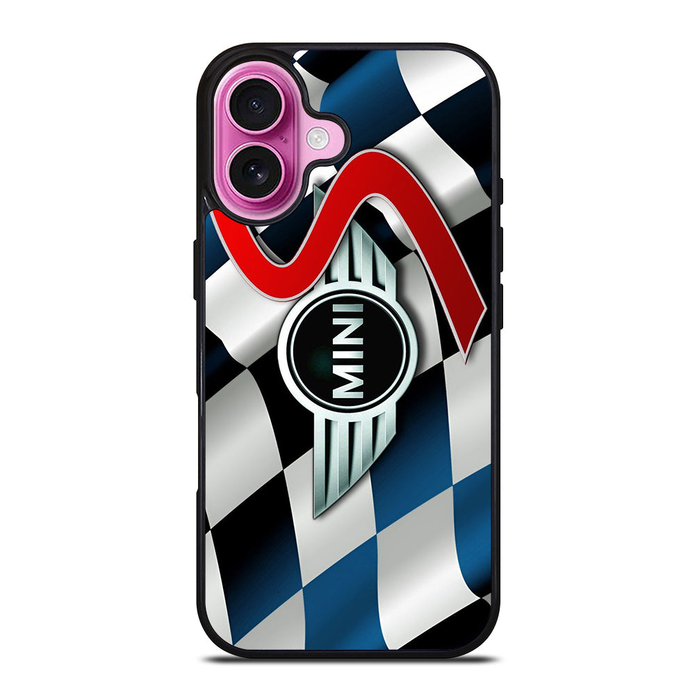 MINI COOPER FLAG iPhone 16 Plus Case Cover