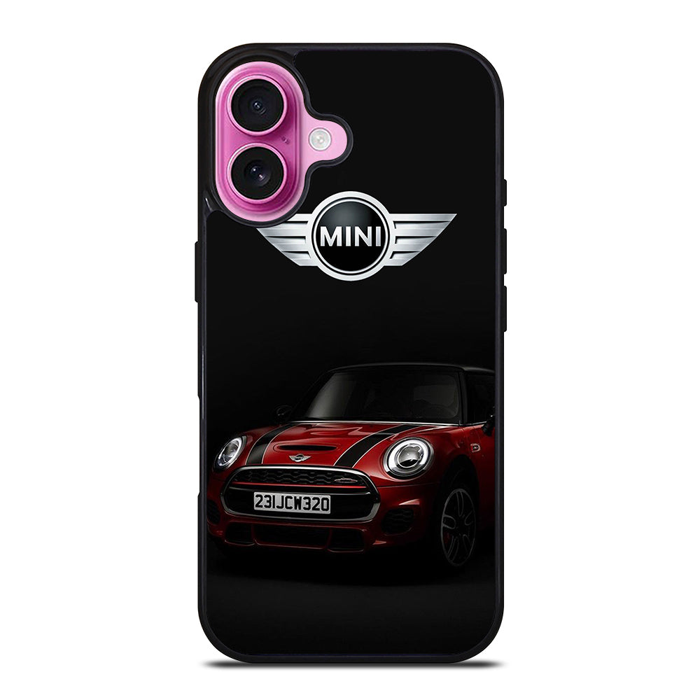 MINI COOPER RED CAR iPhone 16 Plus Case Cover