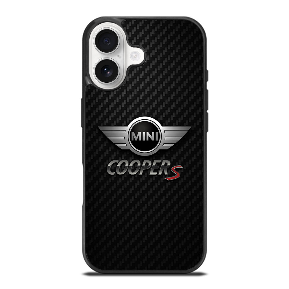 MINI COOPER S CARBON LOGO iPhone 17 Case Cover
