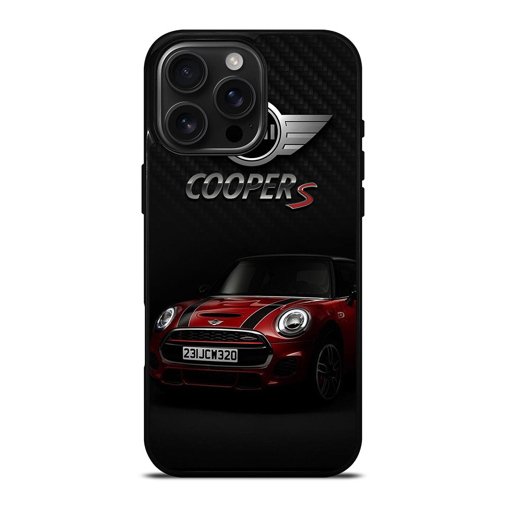 MINI COOPER S RED CAR iPhone 16 Pro Max Case Cover
