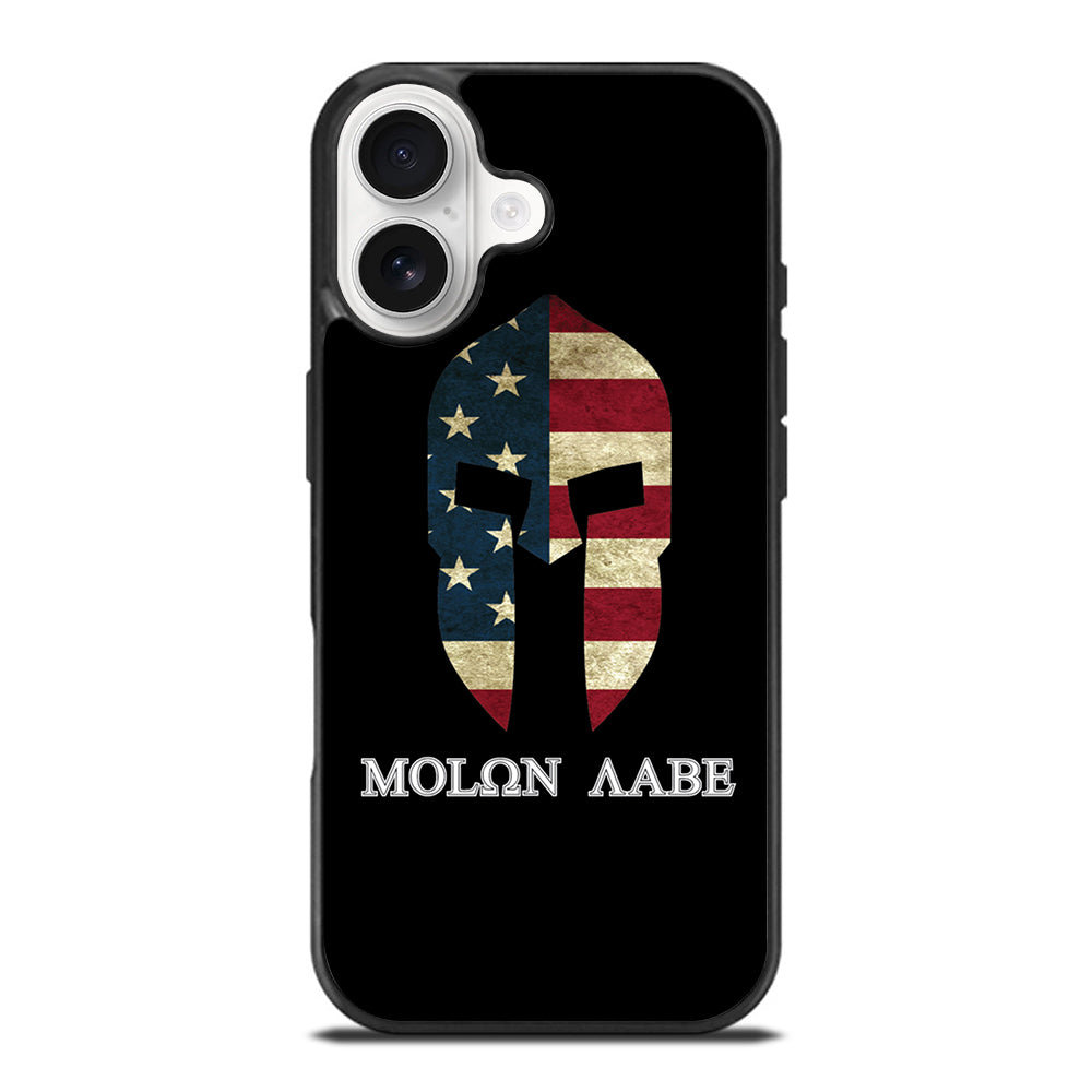 MOLON LABE AMERICAN FLAG BLACK iPhone 17 Case Cover