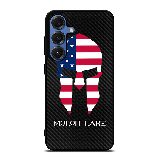 MOLON LABE AMERICAN FLAG CARBON LOGO Samsung Galaxy S25 Case Cover