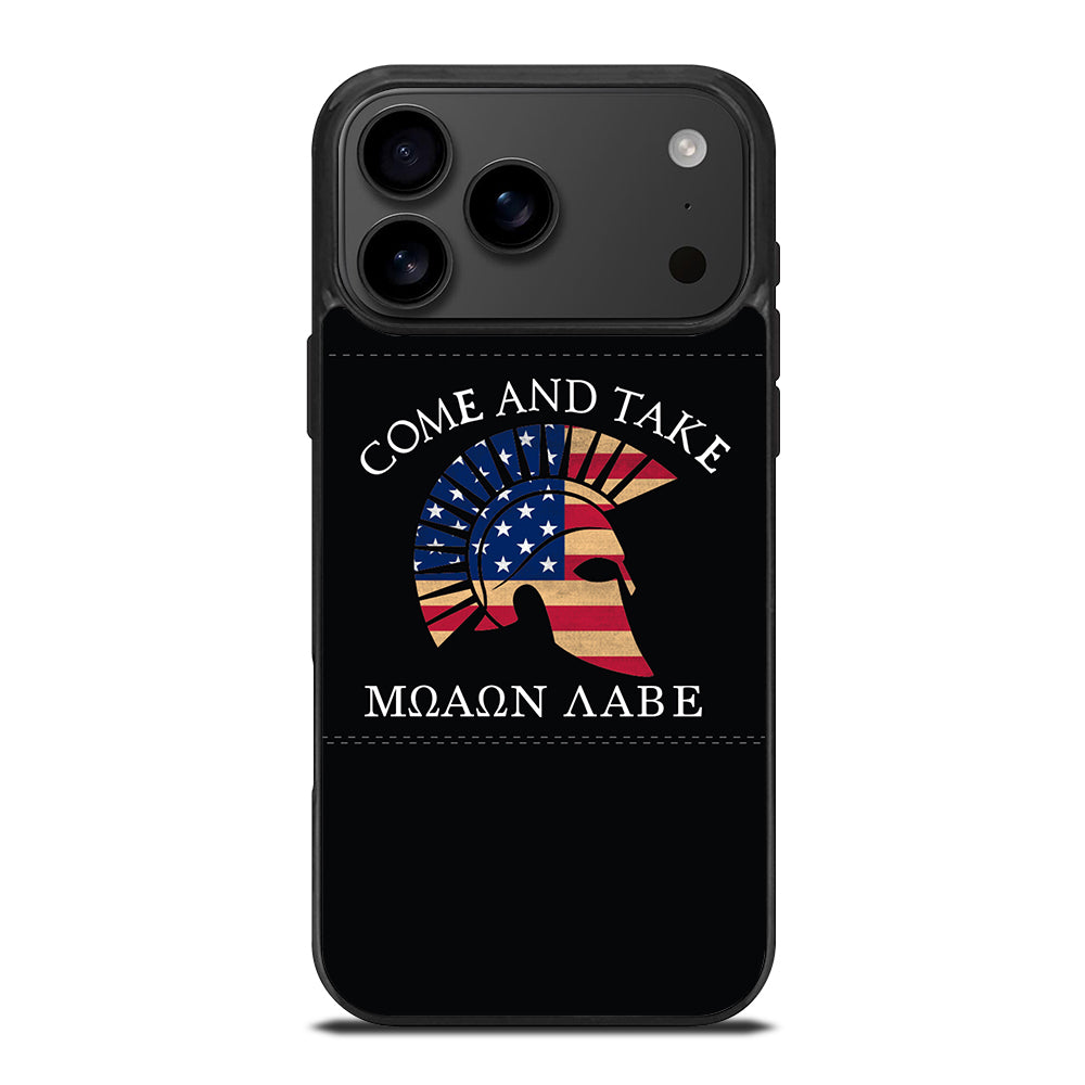 MOLON LABE AMERICAN FLAG HELMET iPhone 17 Pro Max Case Cover
