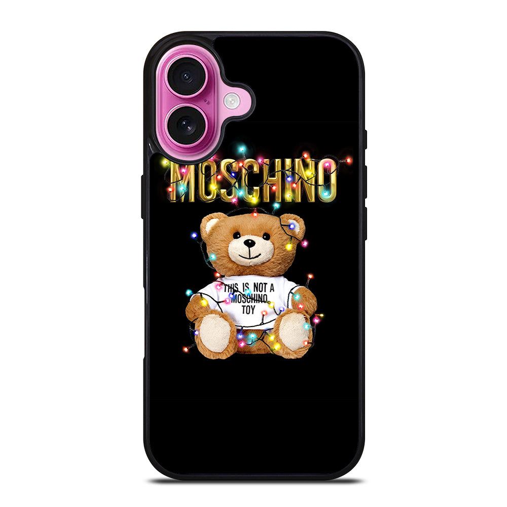MOSCHINO TEDDY BEAR CUTE iPhone 16 Plus Case Cover casecentro MOSCHINO TEDDY BEAR CUTE iPhone 16 Plus Case Cover casecentro