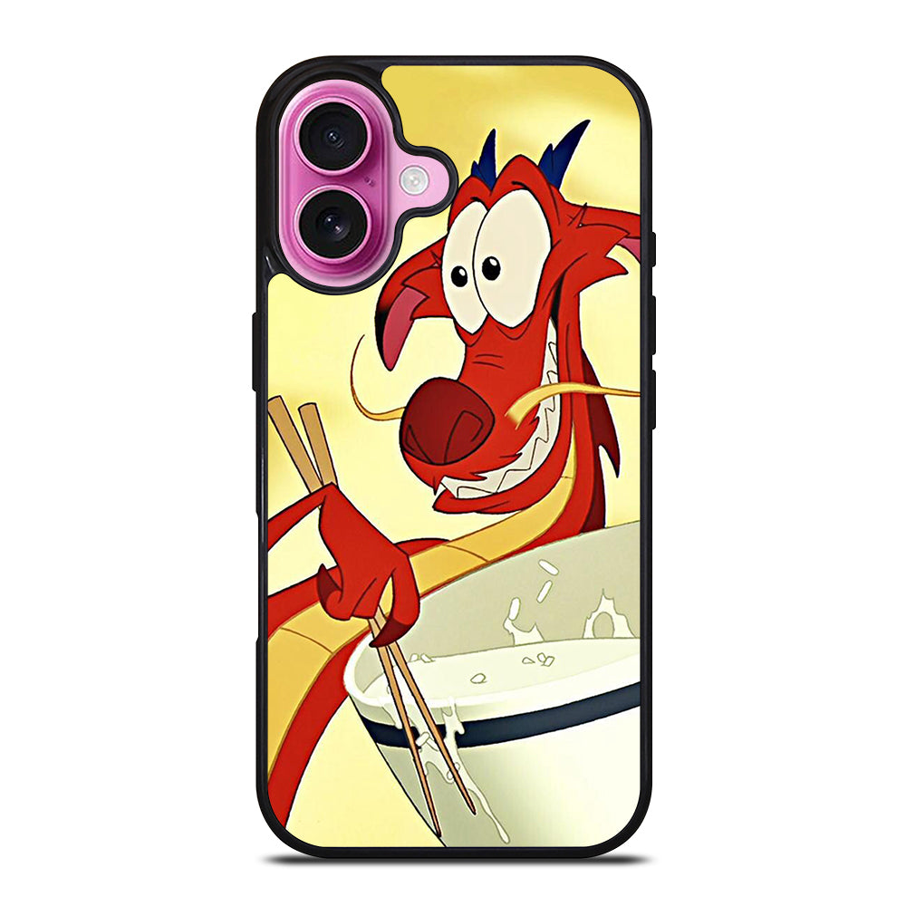 MUSHU MULAN DISNEY CARTOON 2 iPhone 16 Plus Case Cover