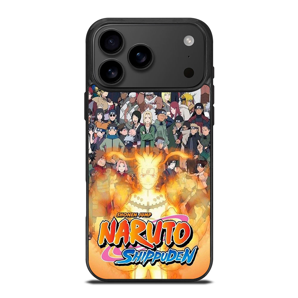 NARUTO ALL CHARACTERS 3 iPhone 17 Pro Max Case Cover