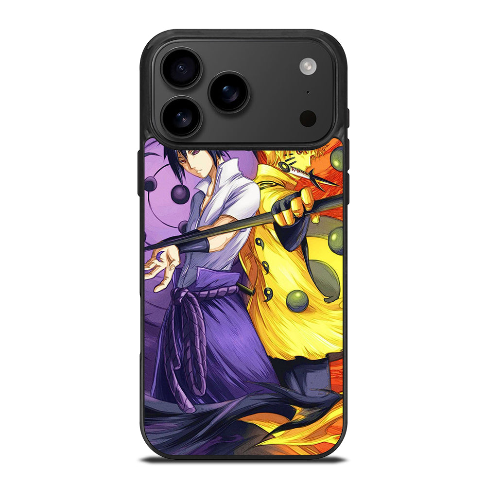 NARUTO VS SASUKE ANIME 3 iPhone 17 Pro Max Case Cover