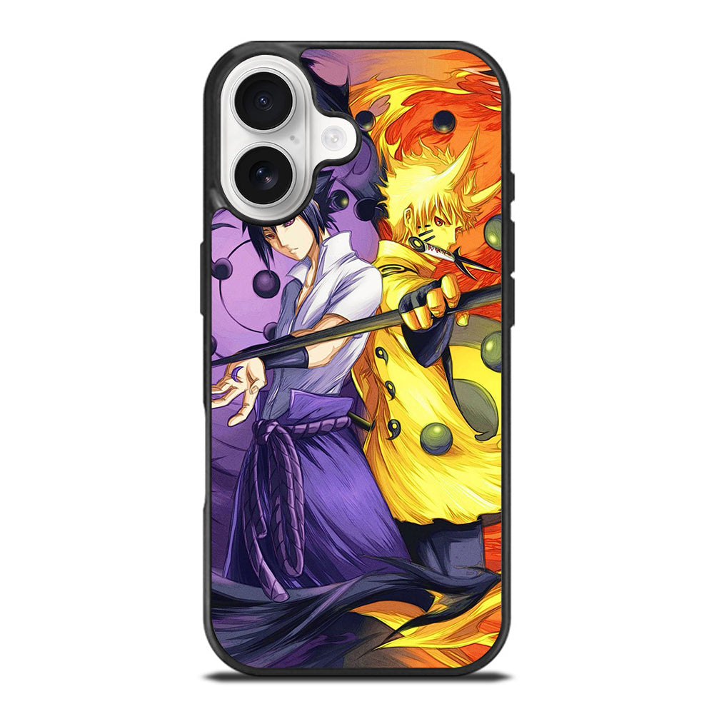 NARUTO VS SASUKE ANIME 3 iPhone 17 Case Cover