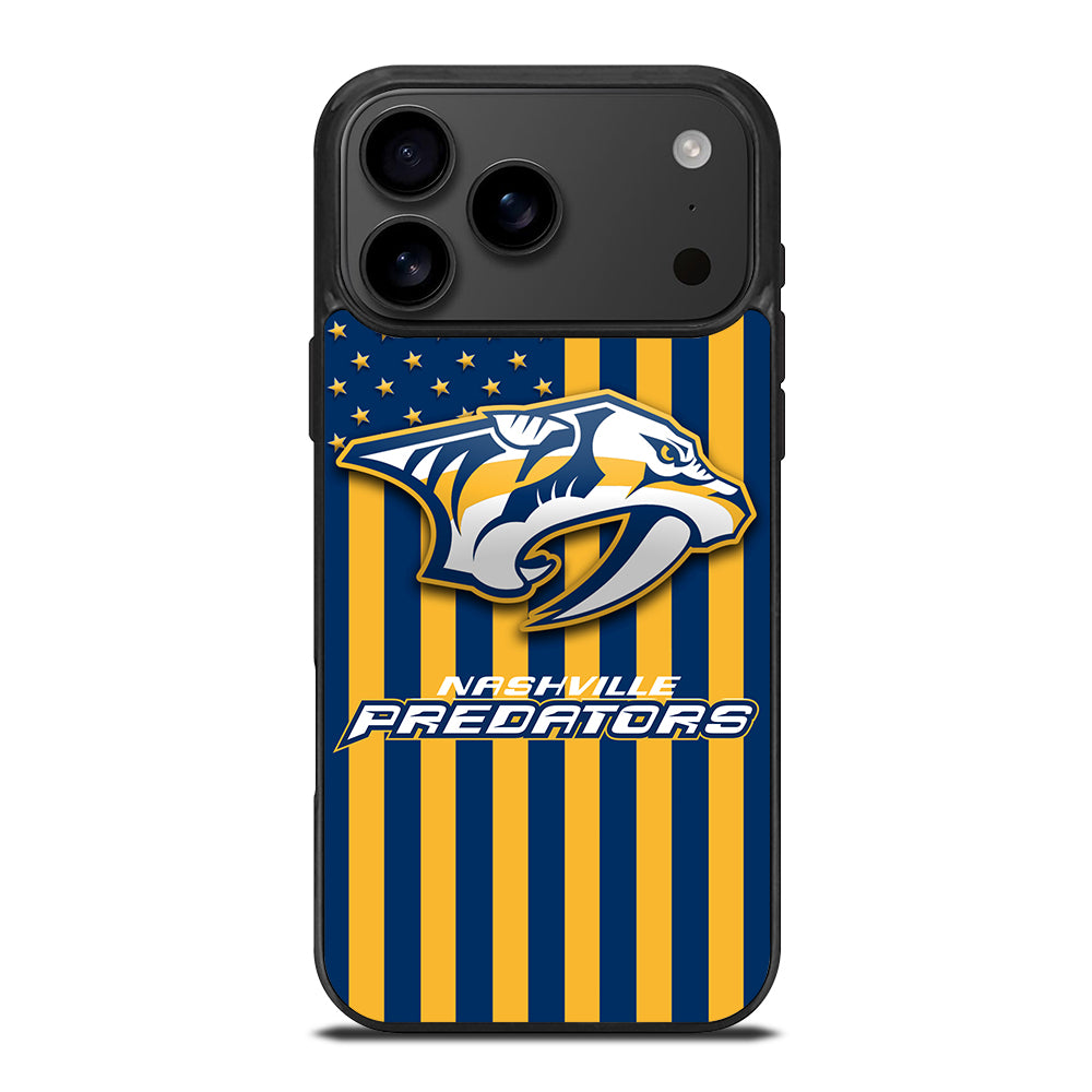 NASHVILLE PREDATORS NHL LOGO 3 iPhone 17 Pro Max Case Cover