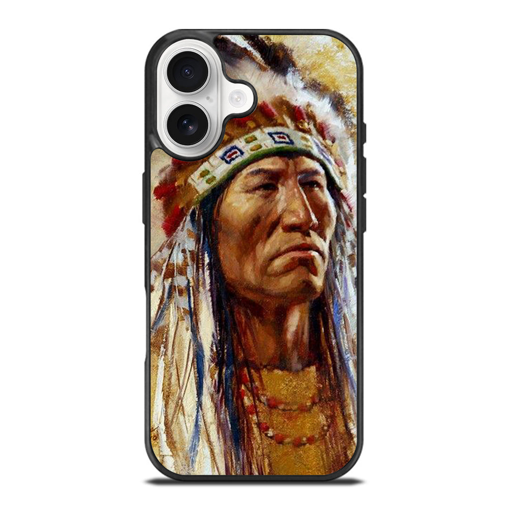 NATIVE AMERICAN PEOPLE ART iPhone 17 Case Cover