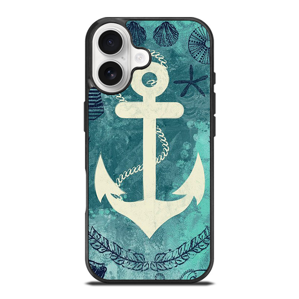 NAUTICAL ANCHOR ART iPhone 17 Case Cover