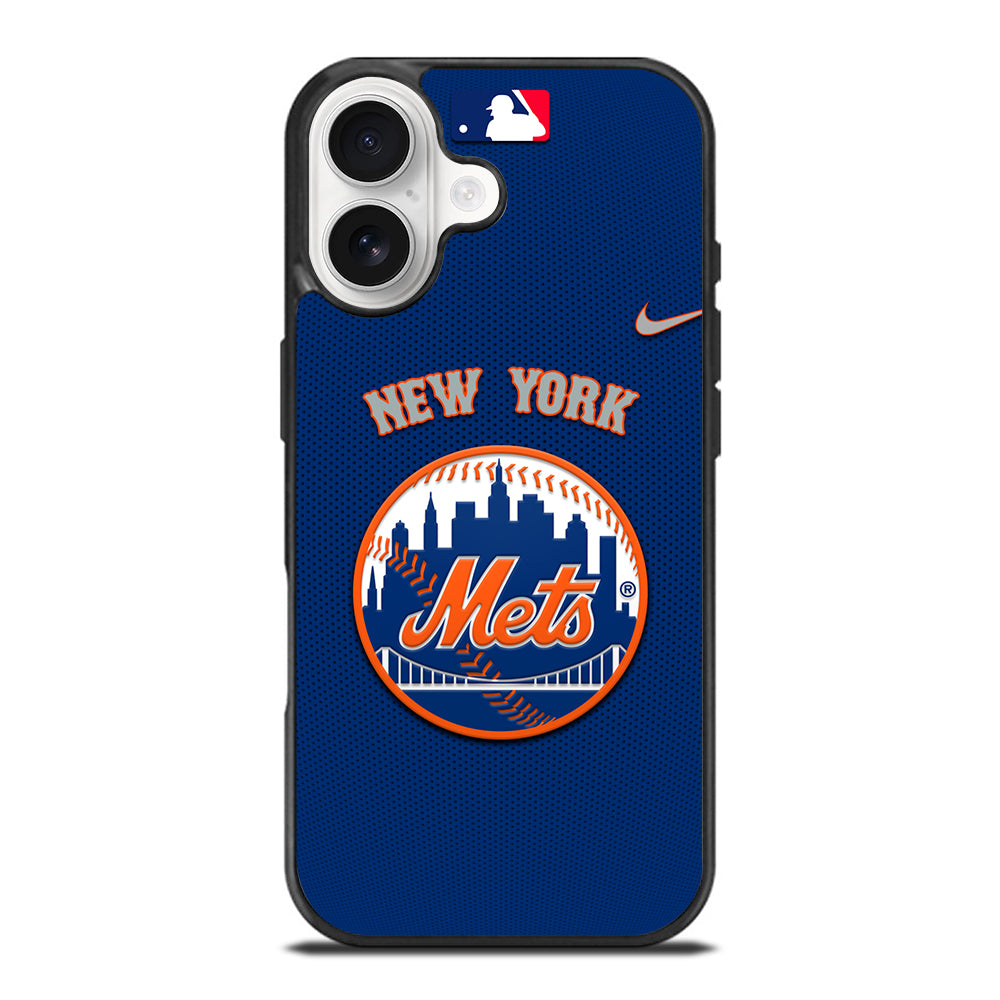 NEW YORK METS LOGO BASEBALL 3 iPhone 17 Case Cover