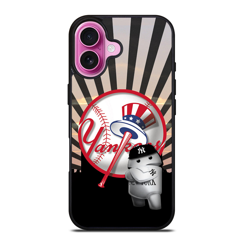NEW YORK YANKEES MLB LOGO 3 iPhone 16 Plus Case Cover