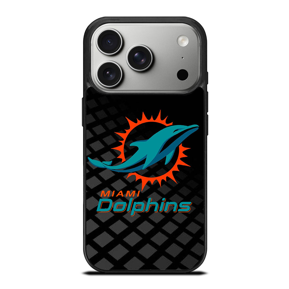 NFL MIAMI DOLPHINS LOGO 3 iPhone 17 Pro Case Cover