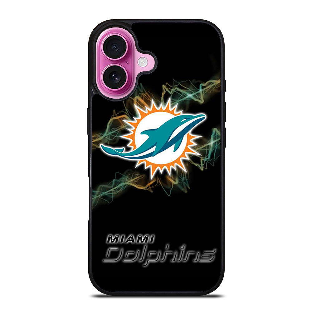 NFL MIAMI DOLPHINS LOGO iPhone 16 Plus Case Cover