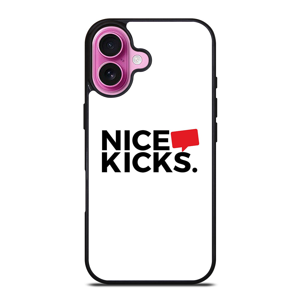 NICE KICKS LOGO iPhone 16 Plus Case Cover