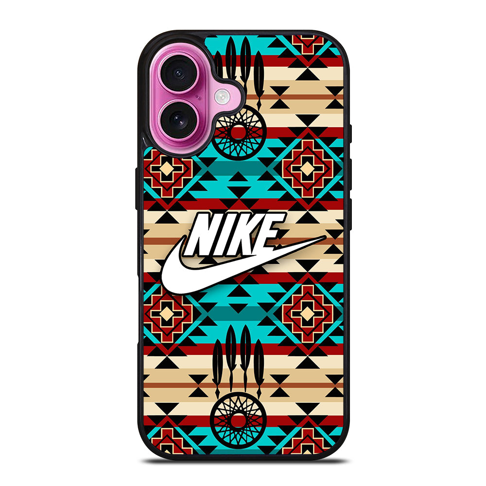 NIKE AZTEC PATTERN 1 iPhone 16 Plus Case Cover