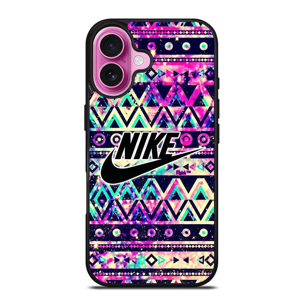 NIKE AZTEC PATTERN 2 iPhone 16 Plus Case Cover