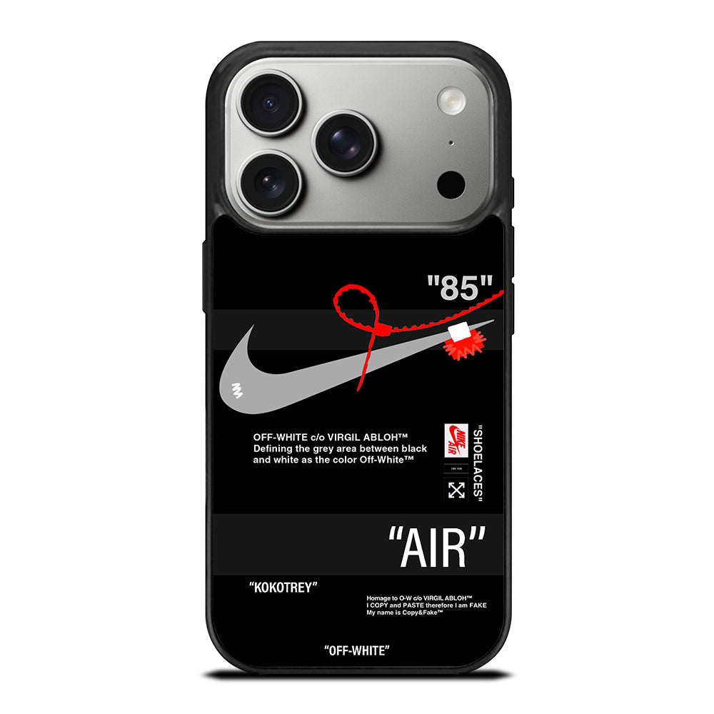NIKE OFF WHITE AIR JORDAN 2 iPhone 17 Pro Case Cover