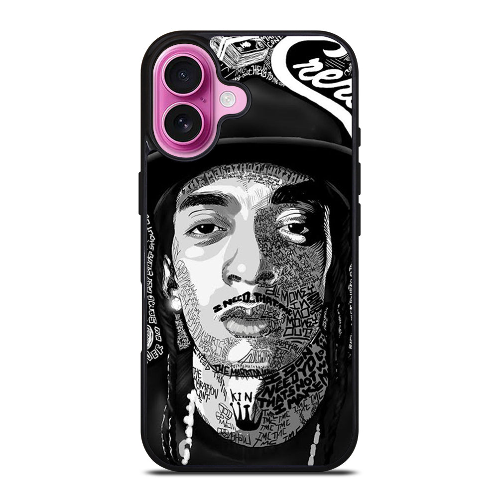 NIPSEY HUSSLE RAPPER QUOTE iPhone 16 Plus Case Cover