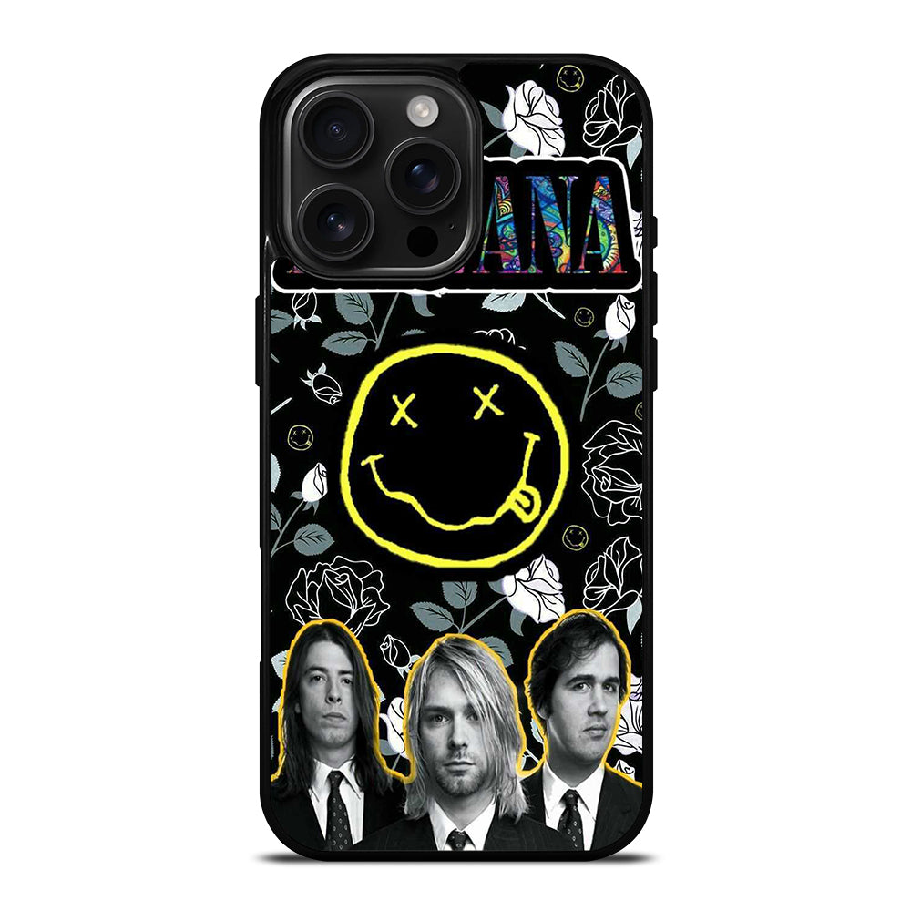 NIRVANA ROCK BAND PERSONNEL iPhone 16 Pro Max Case Cover