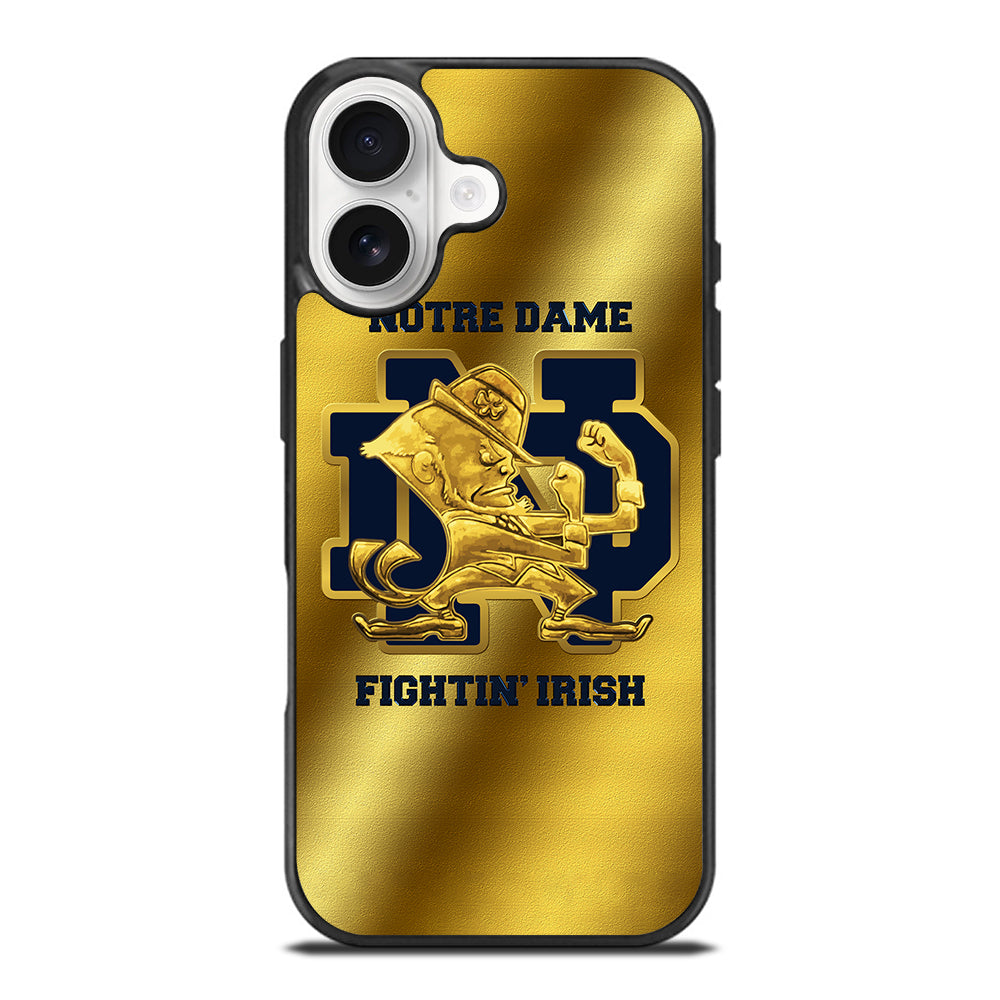 NOTRE DAME FIGHTING IRISH GOLD LOGO iPhone 17 Case Cover