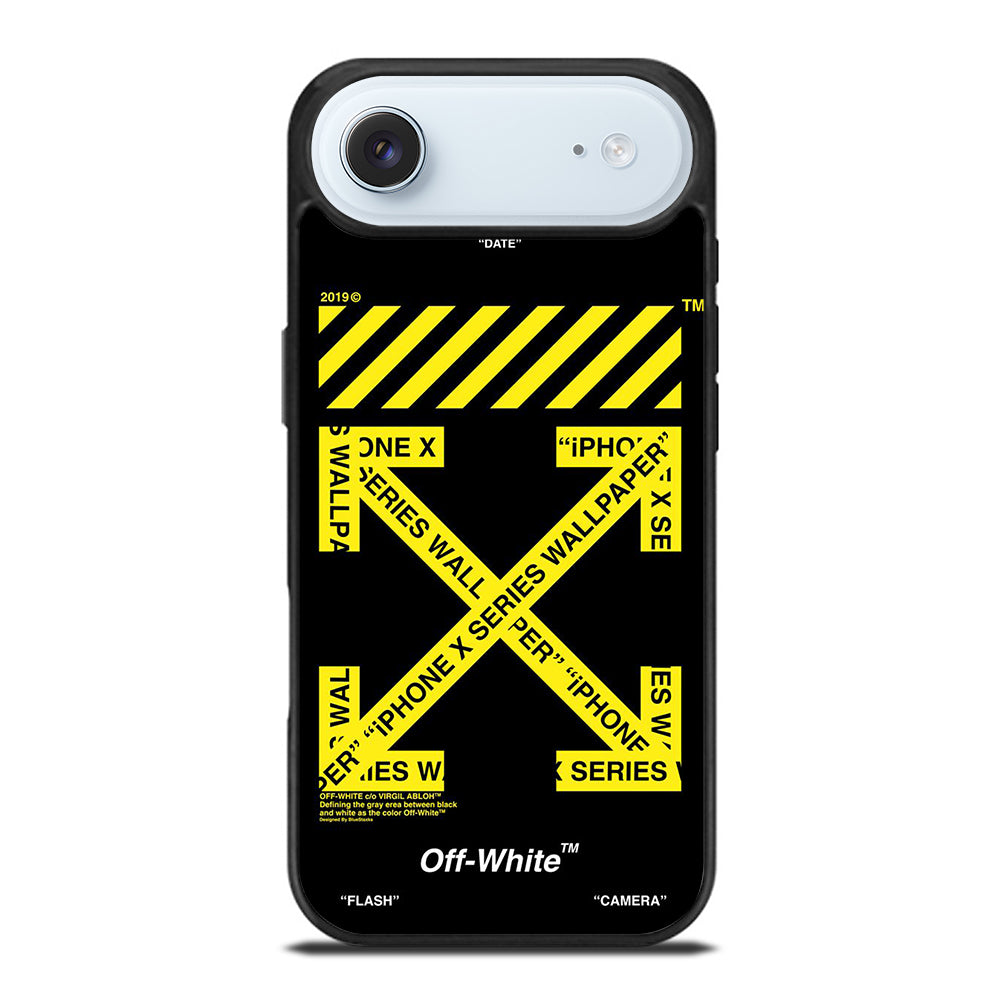 OFF WHITE YELLOW CROSS iPhone Air Case Cover