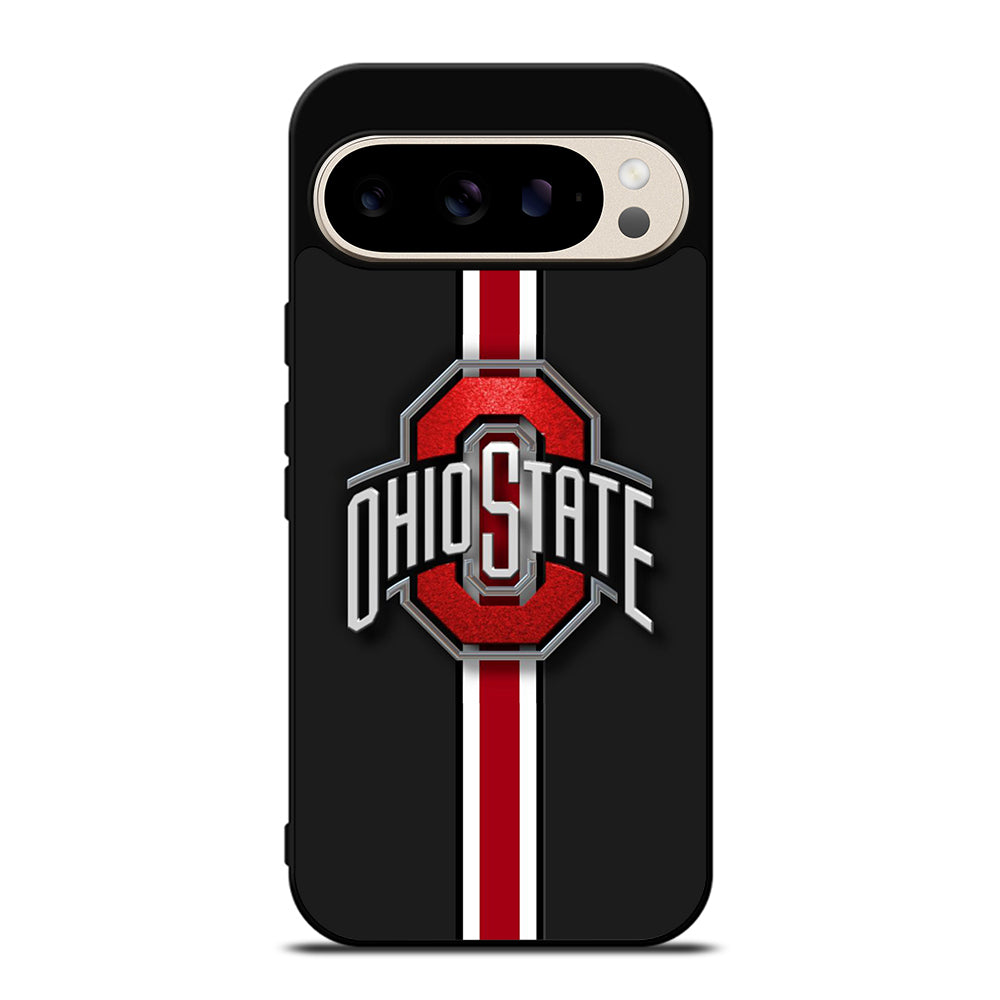OHIO STATE BUCKEYES STRIPE LOGO Google Pixel 9 Pro Case Cover