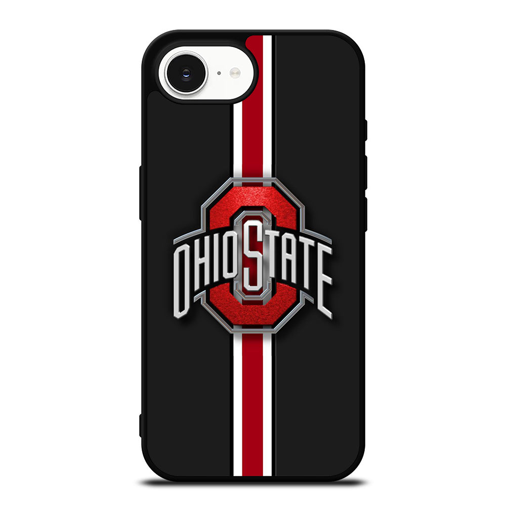 OHIO STATE BUCKEYES STRIPE LOGO iPhone 16e Case Cover
