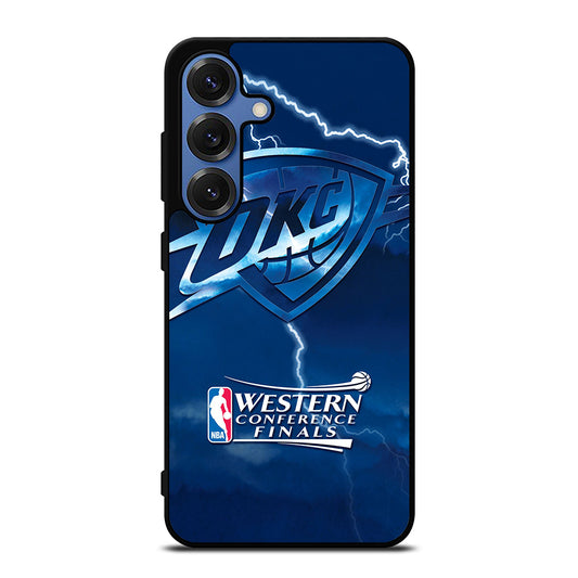 OKLAHOMA CITY THUNDER LOGO 3 Samsung Galaxy S25 Case Cover