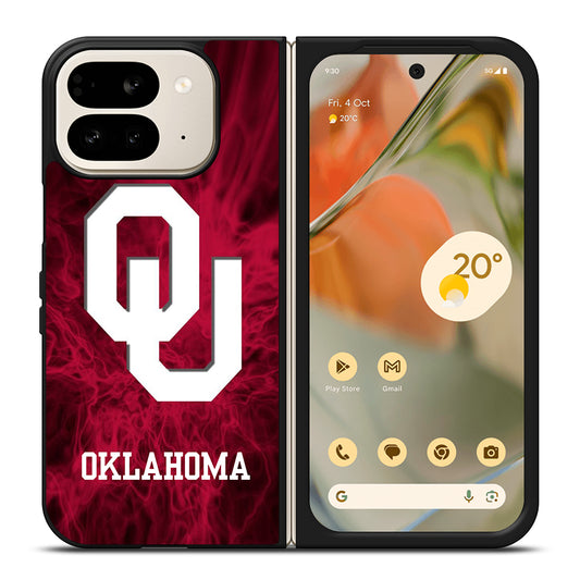 OKLAHOMA SOONERS FOOTBALL TEAM LOGO Google Pixel 9 Pro Fold Case Cover