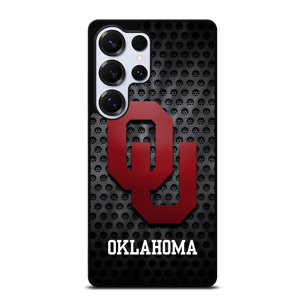 OKLAHOMA SOONERS NFL METAL LOGO Samsung Galaxy S25 Ultra Case Cover