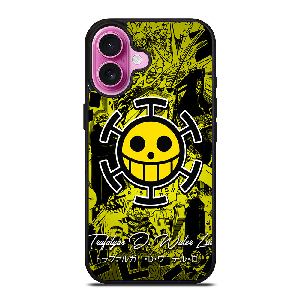 ONE PIECE HEART PIRATES TRAFALGAR D LAW iPhone 16 Plus Case Cover
